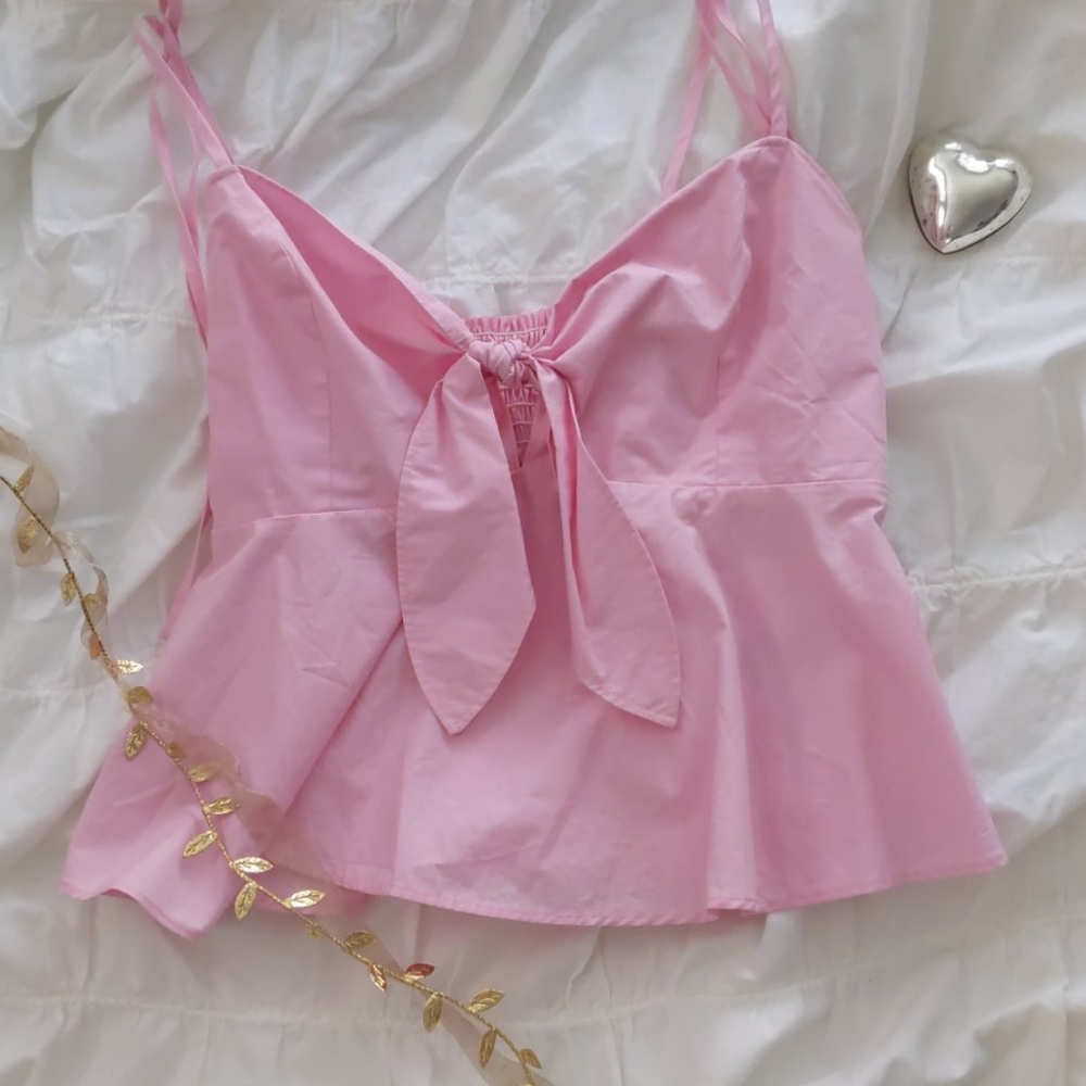 Pink Anthropologie Top